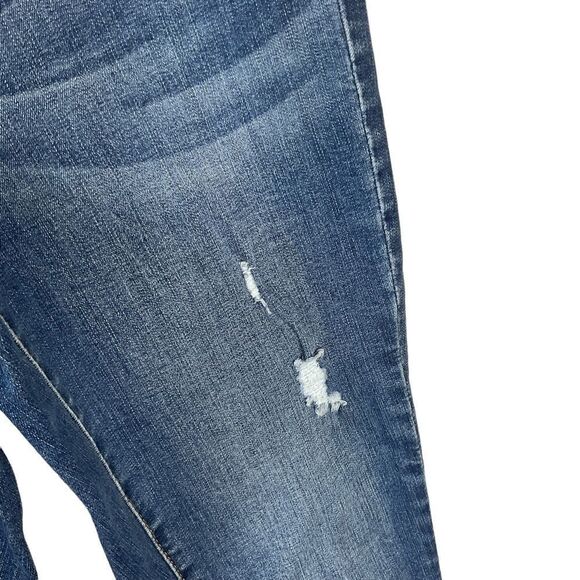 UPCYCLED Women's Jeans Size 4 Handpainted Back Pockets - Picture 9 of 14